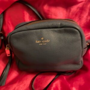 Kate Spade Med Blue Crossbody Great Condition